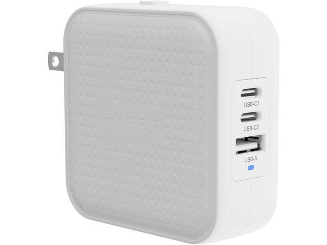 Hyper Juice 70W USB C Charger Block Portable Charger - Tri-Port GaN Charger for iPhone, iPad, MacBook, Smartphone, & Laptop - Compact Type C...