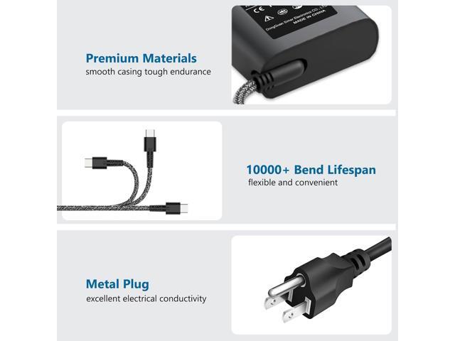 65W 45W USB C Laptop Charger for HP Spectre x360, Chromebook X360, Envy, Elitebook x360, Pavilion, Elite x2,Type C Charger
