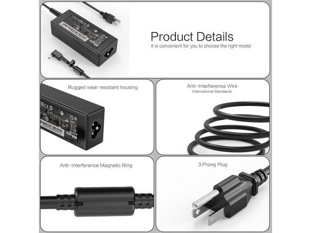 45W Charger for Acer Aspire 3 A315-23 A315-24P A315-35 A315-34 A315-58 A315-58G A315-57G A315-44P A315-24 A315-59 A315-51P A315-23G A315-33...