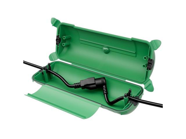 Restmo Extension Cord Safety Cover, IP44 Waterproof Connection Box, Weatherproof Electrical Enclosure Seal to Protect Outdoor Outlet, Plug, Holiday...