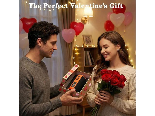 Bluetooth Speaker,Valentines Gifts MusiBaby Speakers Bluetooth Wireless,Waterproof,Outdoor,Portable Speaker with Stereo Sound,Booming Bass,Dual...
