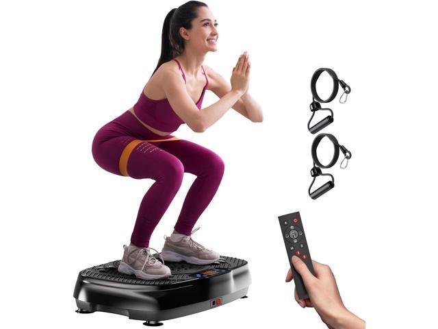 Vibration Plate Exercise Machine: TISSCARE Vibrating Plates for Weight Loss and Lymphatic Drainage, 400lbs Shake Plate Whole Body Workout Platform...