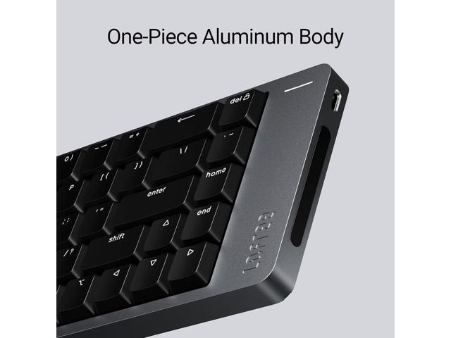 LOFREE Flow2 Low-Profile Mechanical Keyboard, Aluminum Alloy with Void Linear Switches, Rechargeable Wireless Keyboards with 3 Mode Connections for...