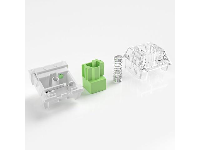 Kailh Box Jade Switches for Mechanical Gaming Keyboard,3-Pin 50gf Clicky/lubed/Dust & Waterproof Switches(108Pcs,Kailh Box Jade)