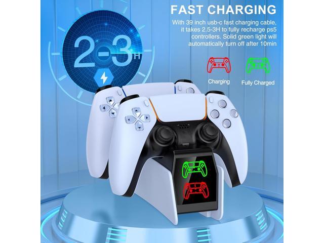 ps5 controller charger station PS5 Accessories Kits, charging station for PlayStation 5/Elite controller, Docking Station Replacement for DualSense...