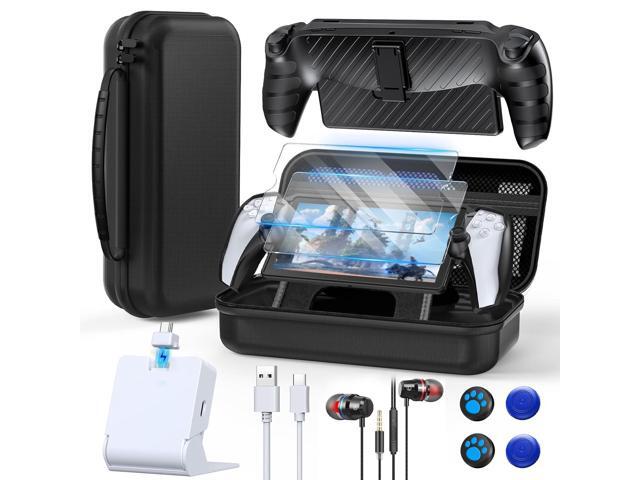 Accessories Kit for Playstation Portal, Carrying Case for PS Portal, Charging Dock Station for Playstation Portal, Protective Skin for PS5 Portal,...