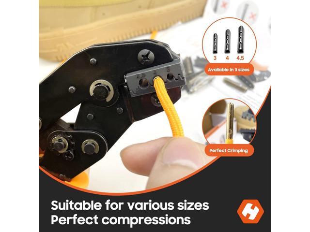 Aglet Crimping Tool, Shoelace Aglets ToolAglets For Shoelaces, Repair Shoe Lace Tips Replacement End Comes With 160pcs Metal Aglets Installation...