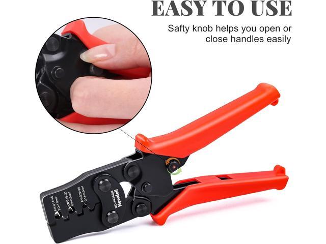 Weather Pack Crimpers, Newdeli Crimp tool AWG 14-24 for Crimping Delphi APTIV Weather Pack Terminals or Metri-Pack Connectors(Have Locator &...