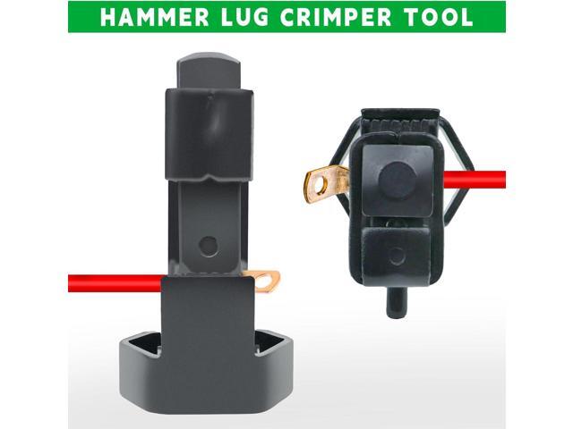 Hammer Lug Crimper Tool for 8 AWG - 0000 AWG Battery and Welding Cables