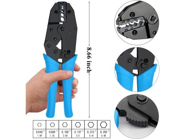 Coaxial Cable Tool Kit - BNC Crimp tool for RG58, RG59, RG62, RG174, 20PCS BNC Male Crimp Connectors for RG58 and 10PCS Female to Female...