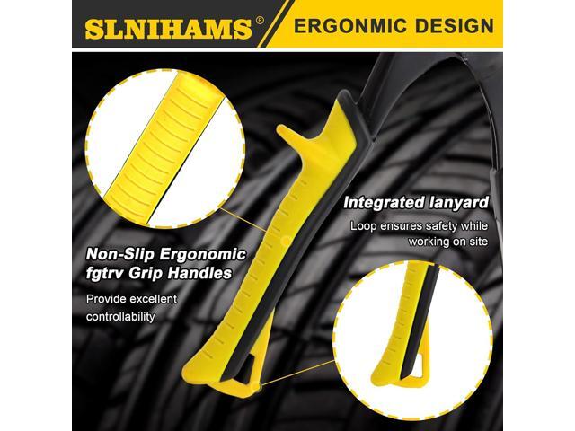 5-Blade Hand Crimper Sheet Metal Tools, Hvac Tool for 24-28 Gauge Duct Work Downspout and Stove Pipe, 10-1/2' Sheet Metal Crimper Gutter End Cap...