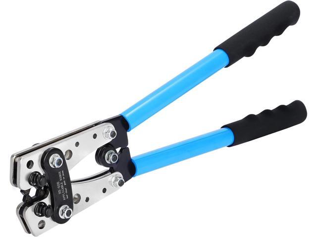 Battery Cable Lug Crimping Tool 10-1 AWG, Heavy Duty Wire Crimper for Battery Wire Ring Terminals - HX-50B