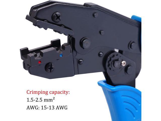 Twidec/Ratchet Crimp Pliers Crimping Tool Ratchet Terminal Crimper Wire Crimp Tool For Crimping Tubular Terminals Nylon Flag Spade Female...