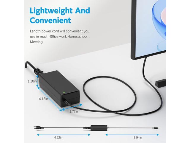 19V Power Cord for Acer Monitor, Acer LCD Monitor H236HL, SA230, G276HL, S230HL, G246HL, G206HQL, S271HL, S240HL, G236HL, S220HQL, S202HL, SB220Q,...