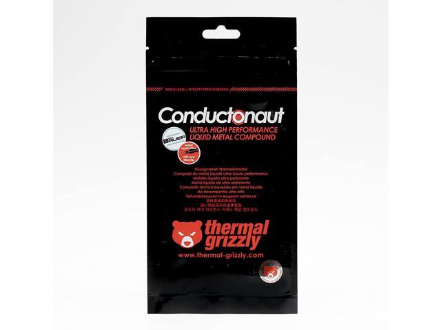 Thermal Grizzly Conductonaut - Aluminum, Thermal Paste Based on Liquid Metal - Not Suitable for Large Cooling Systems - Liquid Metal Thermal Paste...