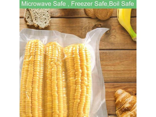 200 Quart 8'x12' 4 mil Embossed Food Vacuum Sealer Bags - Great for Food Saver