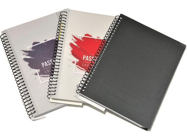 Password Book Small Black