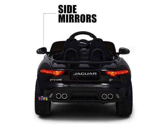 Americas Toys for Kids 12V Electric Car with Remote Control Ride On Toys with Open Doors, Plastic Wheels, Leather Seat, 5 Point Seat Belt, MP3...