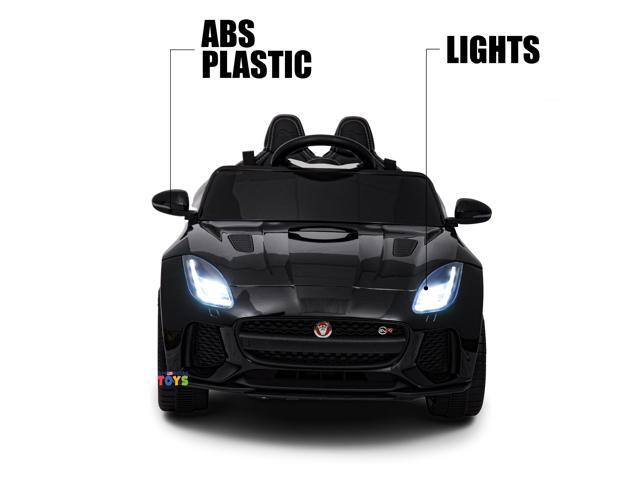 Americas Toys for Kids 12V Electric Car with Remote Control Ride On Toys with Open Doors, Plastic Wheels, Leather Seat, 5 Point Seat Belt, MP3...