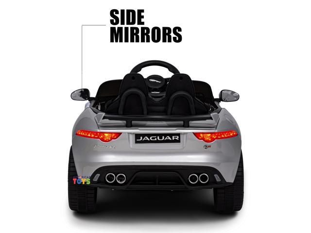 Americas Toys for Kids 12V Electric Car with Remote Control Ride On Toys with Open Doors, Plastic Wheels, Leather Seat, 5 Point Seat Belt, MP3...