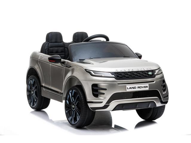 Kids Outdoor Toys 12V Electric Car with RC Ride On Cars with Open Doors, Leather Seat, Suspension Wheels, MP4 Screen, Silver, Americas Toys...