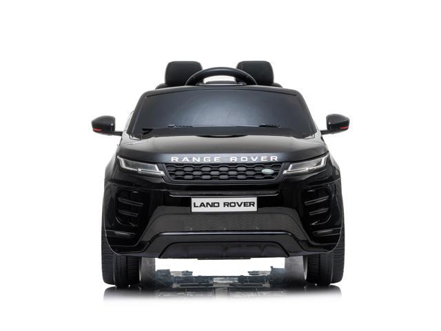 Kids Outdoor Toys 12V Electric Car with RC Ride On Cars with Open Doors, Leather Seat, Suspension Wheels, MP4 Screen, Black, Americas Toys...