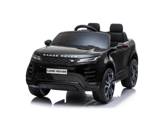 Kids Outdoor Toys 12V Electric Car with RC Ride On Cars with Open Doors, Leather Seat, Suspension Wheels, MP4 Screen, Black, Americas Toys...
