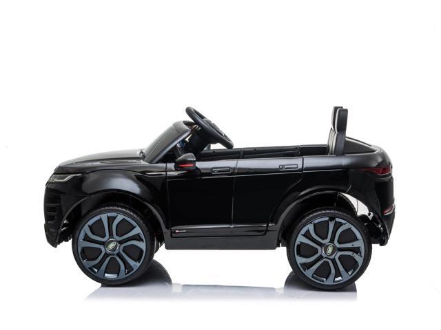 Kids Outdoor Toys 12V Electric Car with RC Ride On Cars with Open Doors, Leather Seat, Suspension Wheels, MP4 Screen, Black, Americas Toys...