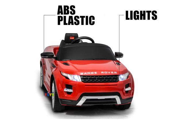 Americas Toys Ride On Car with RC - Electric 12V Battery Powered Car for Kid w/ Plastic Wheels, Seat Belt, Headlights, MP3 Music, Horn, Red...