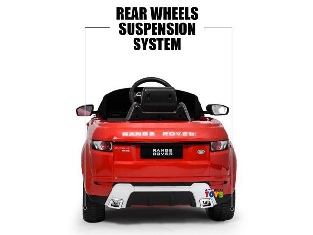 Americas Toys Ride On Car with RC - Electric 12V Battery Powered Car for Kid w/ Plastic Wheels, Seat Belt, Headlights, MP3 Music, Horn, Red...