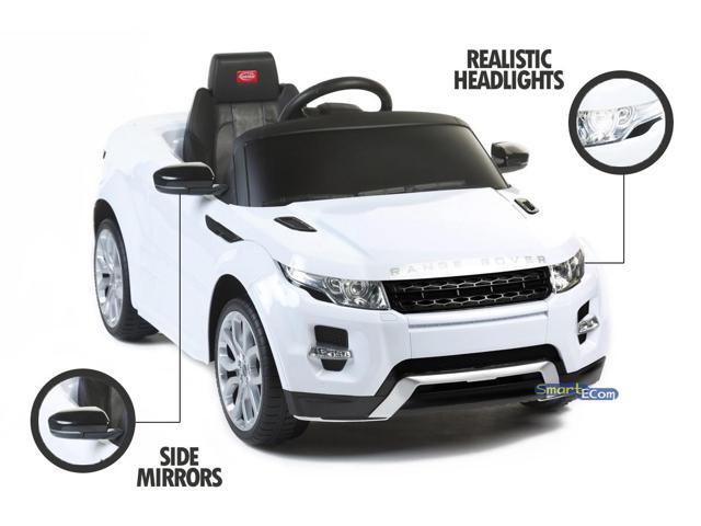 Americas Toys Ride On Car with RC - Electric 12V Battery Powered Car for Kid w/ Plastic Wheels, Seat Belt, Headlights, MP3 Music, Horn, White...