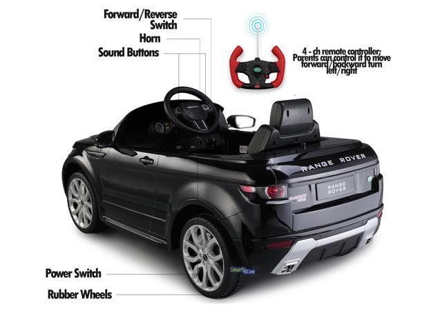 Americas Toys Ride On Car with RC - Electric 12V Battery Powered Car for Kid w/ Plastic Wheels, Seat Belt, Headlights, MP3 Music, Horn, Black...