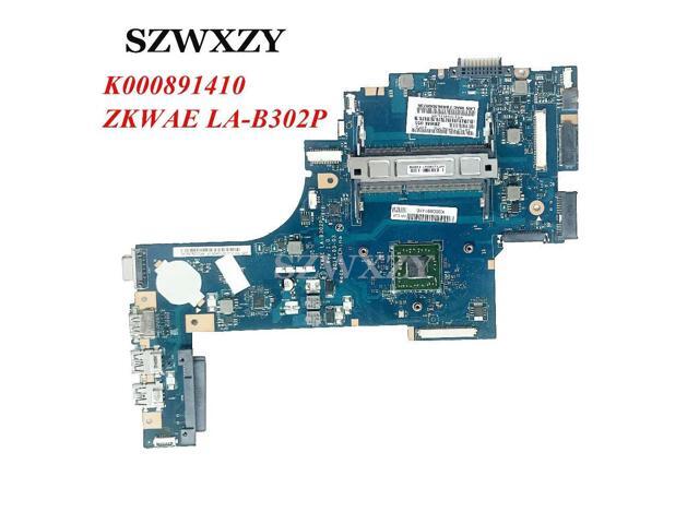 For Satellite C50 C55 C50D C55D C55Dt-B5208 Laptop Motherboard K000891410 LA-B302P with A8-6410