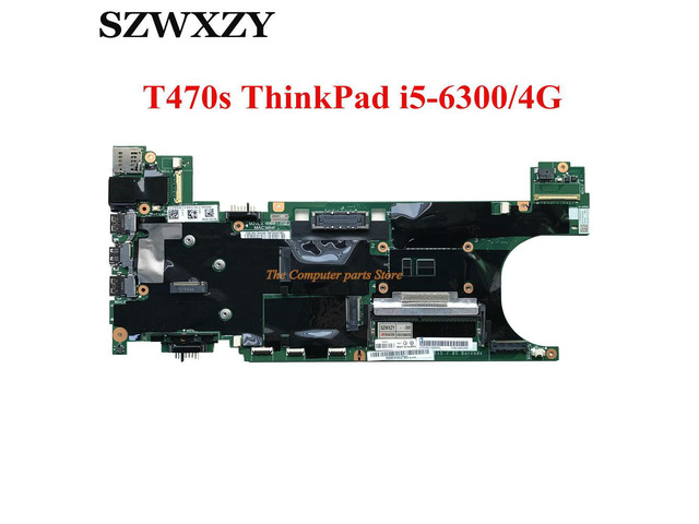 For T470s Laptop Motherboard i5-6300 CPU 4G RAM NM-B081 01ER350