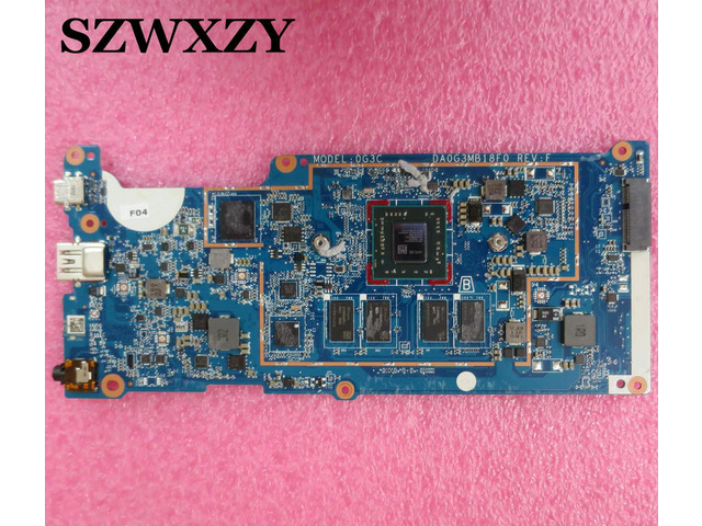 For CB14A G5 Laptop Motherboard With A6-9220C CPU 4GB RAM DA0G3MB18F0 L62471-001 L62471-501 L62471-601