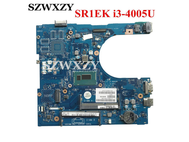 For 3458 5558 5758 Laptop Motherboard CN-0730VM 0730VM 730VM AAL10 LA-B843P DDR3L i3-4005U CPU