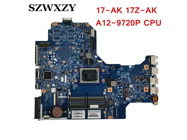 For 17-AK 17Z-AK Laptop Moederbord 926188-601 926188-001 448.0CA03.0011 A12-9720P CPU