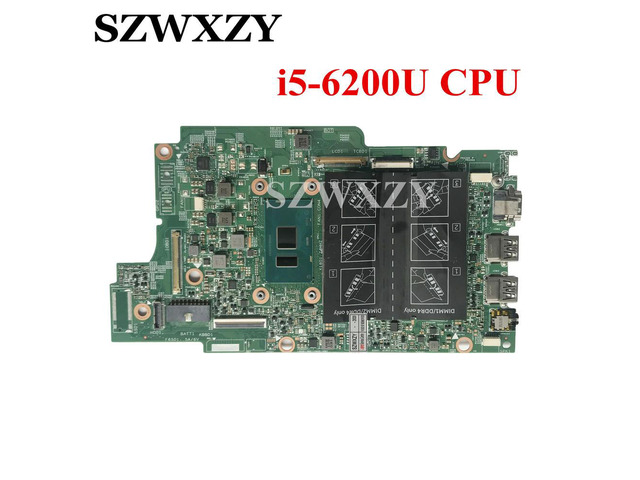 For Inspiron 5368 Laptop Motherboard With i5-6200U CPU DDR4 CN-0YKP87 0YKP87 YKP87