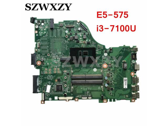 NBGD311009 For Aspire E5-575 Laptop Motherboard DAZAAMB16E0 With i3-7100U CPU