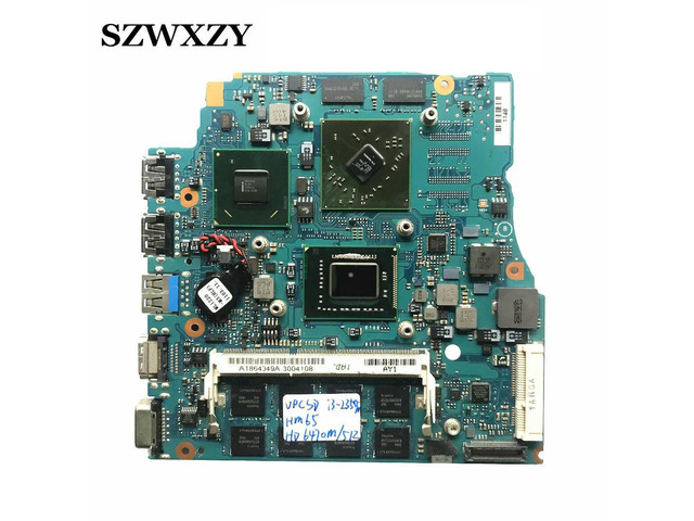 A1864049A For VPCSB VPCSD MBX-237 Laptop Motherboard with i3-2350M Processor 4GB RAM HD6470M 512MB