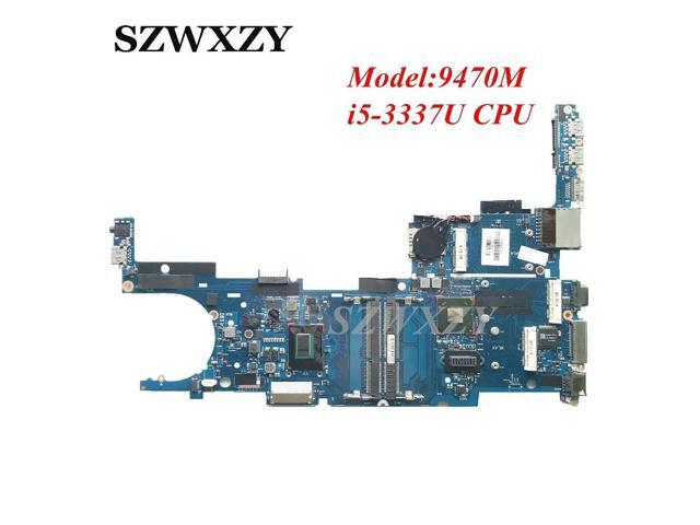 717842-001 717842-601 For EliteBook 9470m Laptop Motherboard W/ i5-3337U Processor 6050A2514101 DDR3