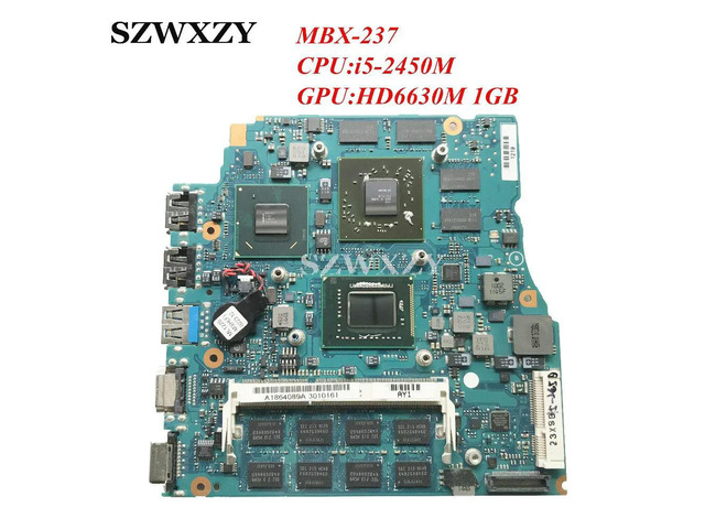 MBX-237 A1864089A For VPCSA 13.3 inch Laptop Motherboard HM67 With i5-2450M 4GB RAM HD6630M 1GB GPU