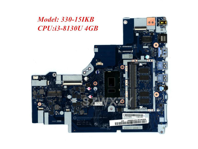 For 330-15IKB 330-17IKB Laptop Motherboard With i3-8130U CPU 4G RAM NM-B451 5B20R19917