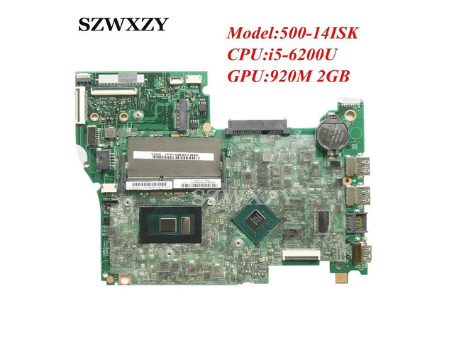 5B20K36384 For FLEX-3-1480 Yoga 500-14ISK Laptop Motherboard with i5-6200U Processor 920M 2GB GPU