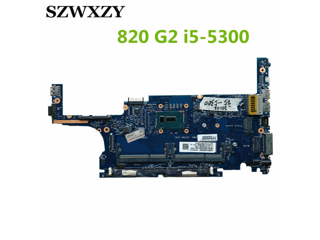 For EliteBook 820 G2 Laptop Motherboard 781856-001 781856-501 781856-601 6050A2635701-MB-A02 SR23X i5-5300U CPU