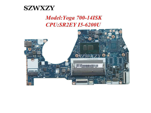 5B20K41654 For Yoga 700-14ISK Laptop Motherboard With SR2EY I5-6200U Processor YG43 NM-A601