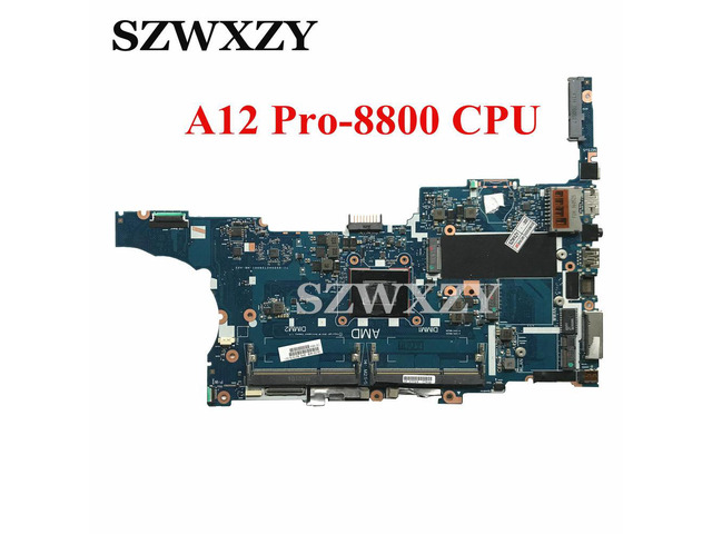 For EliteBook 745 G3 845 G3 Laptop Motherboard 827576-001 827576-501 827576-601 With A12 Pro-8800 CPU
