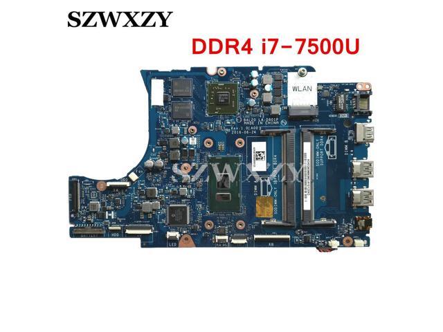 For 5567 Laptop Motherboard CN-0CV3V4 CV3V4 BAL20 LA-D801P CN-0KFWK9 KFWK9 DDR4 i7-7500U CPU R7 M440 4GB
