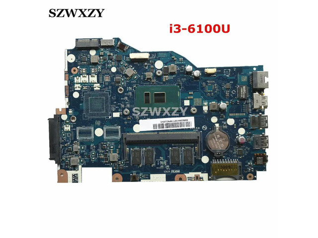 For 110-15ISK Laptop Motherboard LA-D562P 5B20M41057 With i3-6100U 2.3GHz CPU 4GB RAM