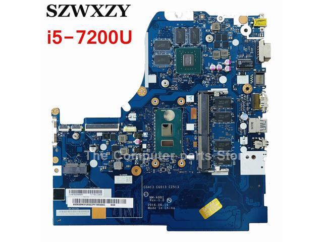 For 510-15IKB Laptop Motherboard 5B20M31283 NM-A981 i5-7200U CPU 940MX 4GB GPU 4GB RAM